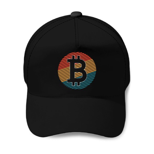 Bitcoin is a coloured crypto Baseball Caps
