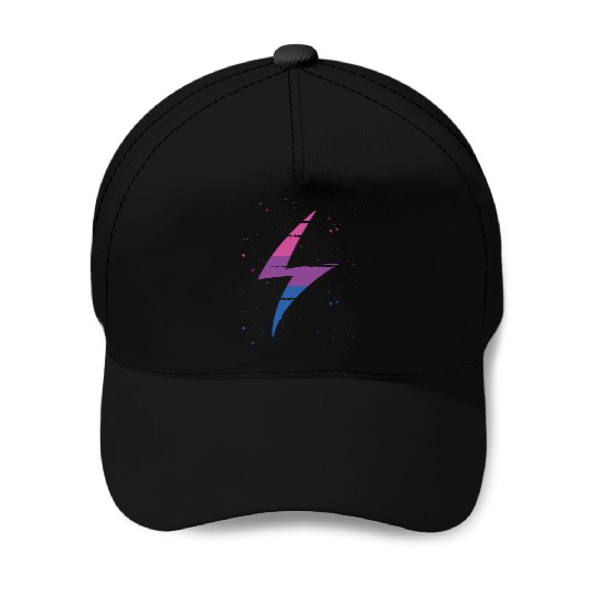 Bisexual Pride Bolt Of Lightning LGBT Ally Baseball Caps