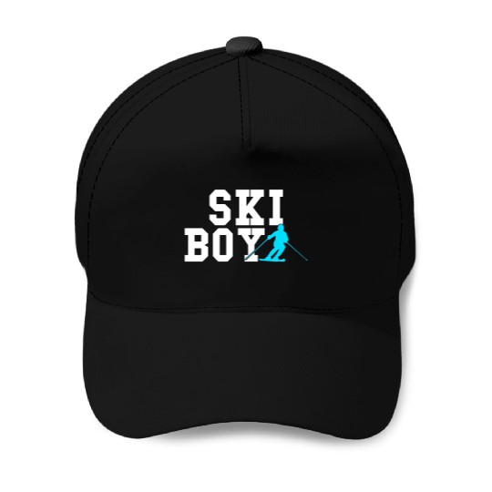 ski boy Baseball Caps