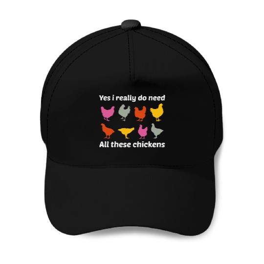 Chicken Lover Poultry Farmer Farming Farm Funny Baseball Caps