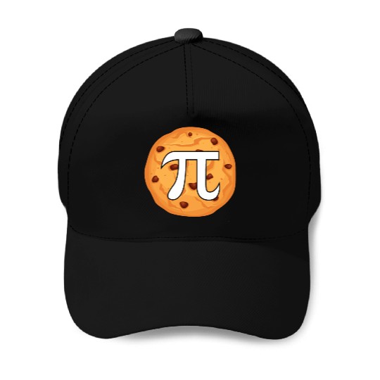 Math Pie Cookie Baseball Caps