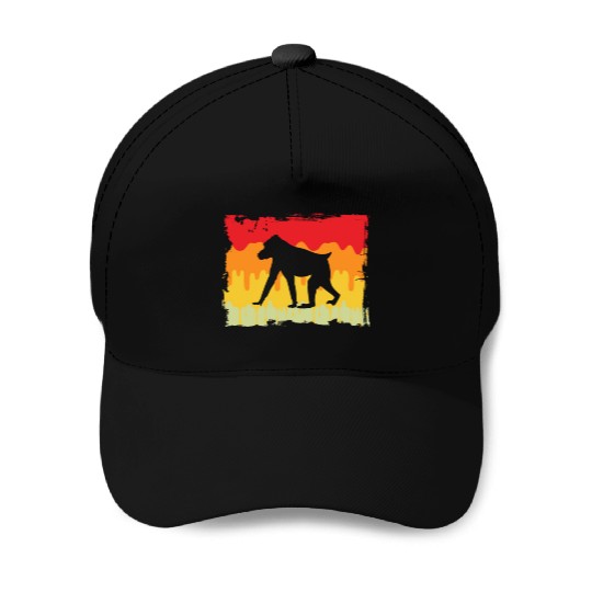 monkey retro Baseball Caps