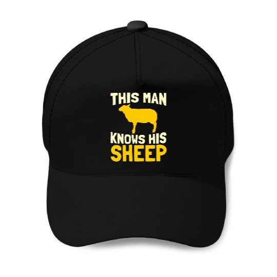 Sheep Farming Lamb Farmer Baseball Caps