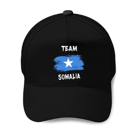 Team Somalia Baseball Caps