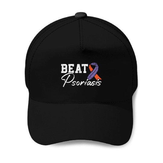 Beat Psoriasis Skin Disease Psoriasis Awareness Baseball Caps