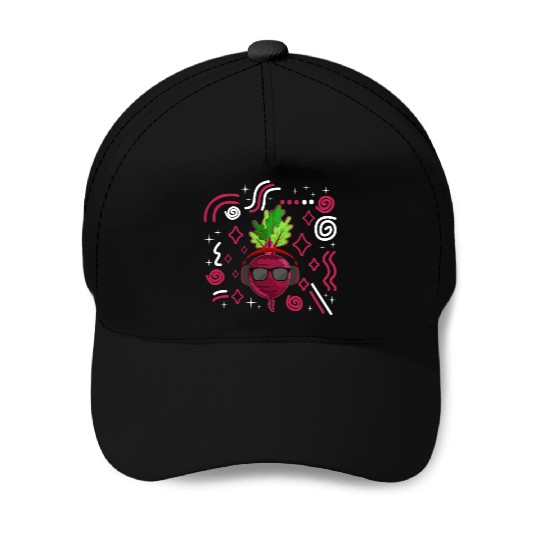 Beets Vegetable Baseball Caps, Fresh Beets Wearing