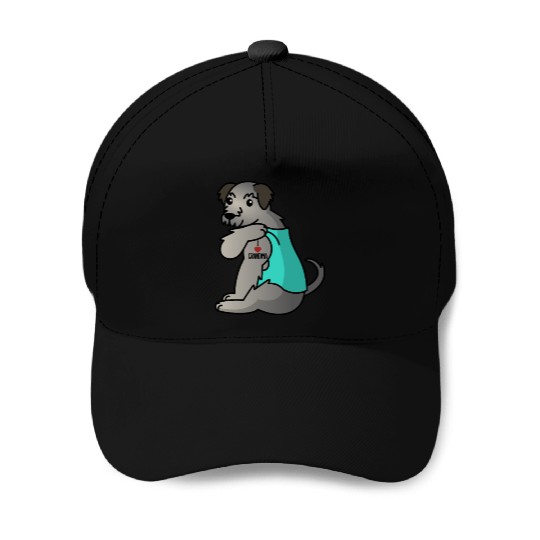 Irish Wolfhound I Love Grandma Baseball Caps