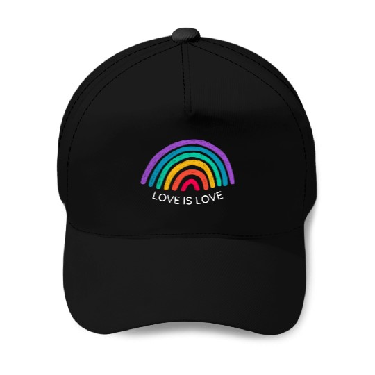 Love is Love Baseball Caps
