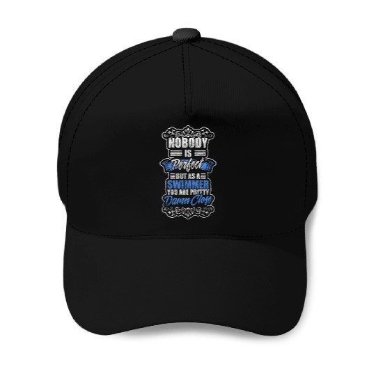 Swim Water Free Swimmer Baseball Caps