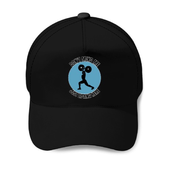 Gym Motivation, Lifting motivation blue Baseball Caps