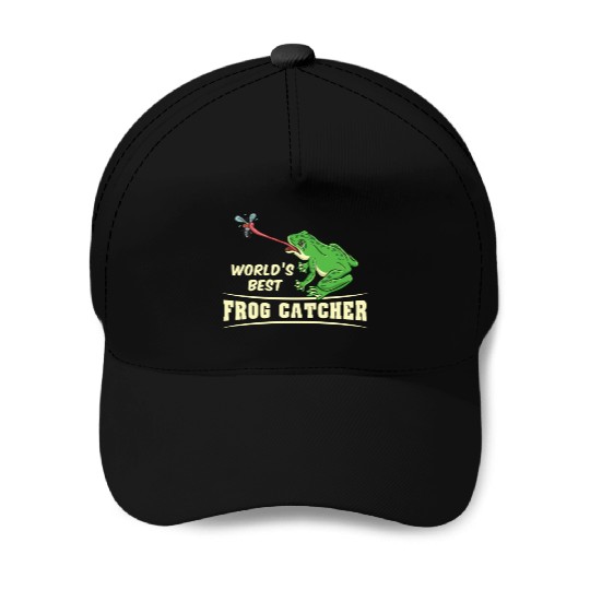 World s Best Frog Catcher For Herpetologist Baseball Caps