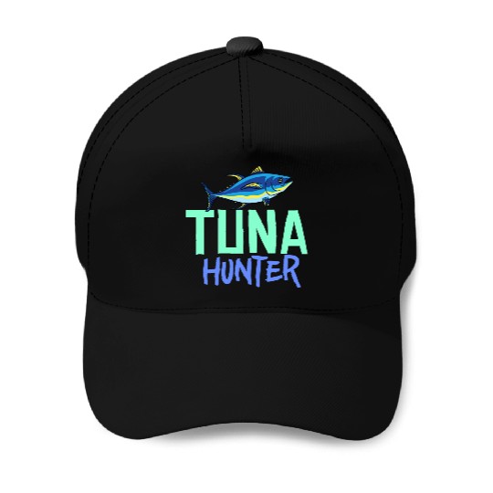 Red Tuna Fish Bluefin Fishing Salad Baseball Caps
