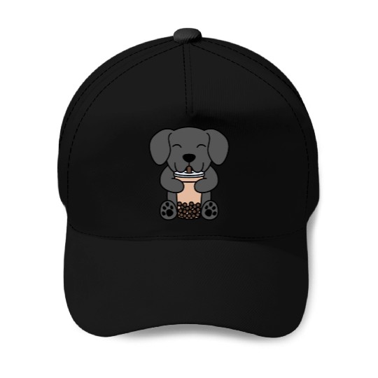 Boba Bubble Tea Great Dane Baseball Caps