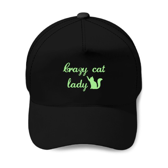 Crazy Cats LOVER Lady Baseball Caps