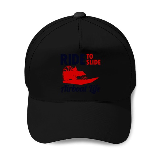 Airboat Fanboat Airboating Swamp boat Race Ride Baseball Caps