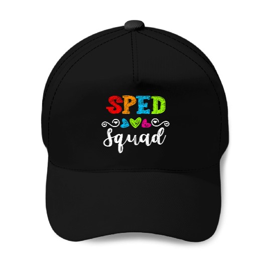 Back To School Team Gift For Special Ed Teacher Baseball Caps