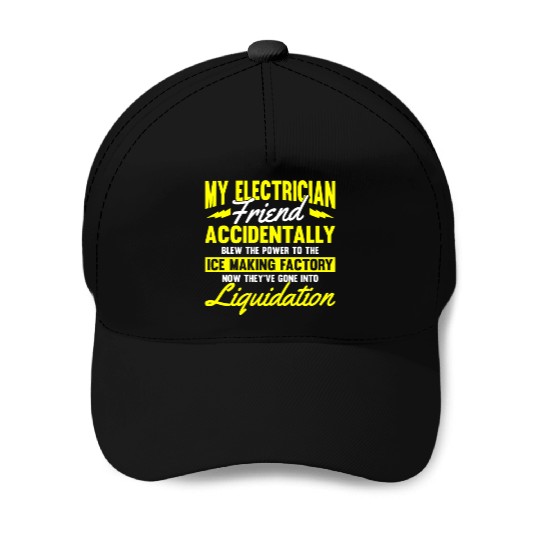 Electrician Electrical Engineer Lineman Baseball Caps
