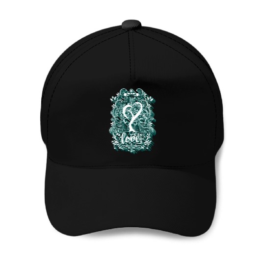 Love - Elf Tree (Heart Version) Baseball Caps