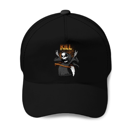 Hard rock deadly Baseball Caps