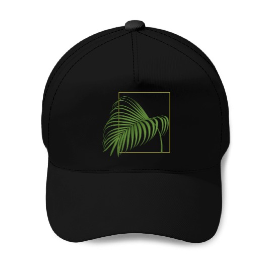 Tropical Leaves Baseball Caps