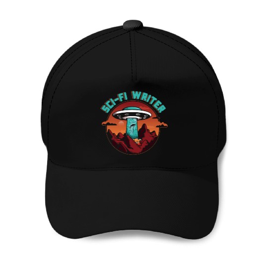 Sci Fi Writer Alien Science Fiction Author Baseball Caps