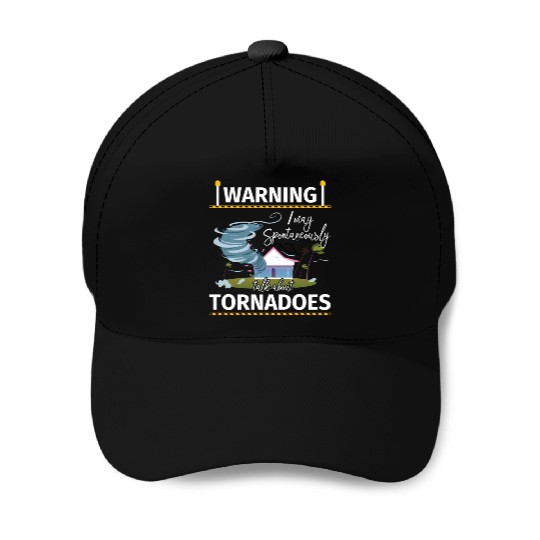 Warning Tornadoes Tornado Storm Chaser Baseball Caps