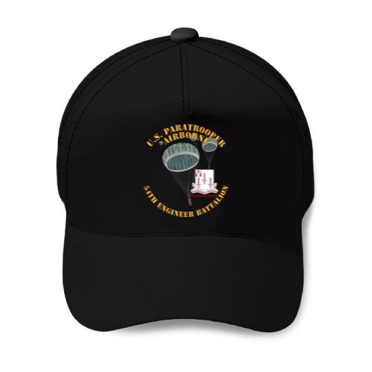 Army US Paratrooper 54th Engineer Battalion X 300 Baseball Caps