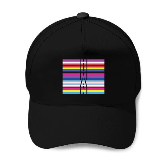 LBGT Flag Gay Pride Human Baseball Caps