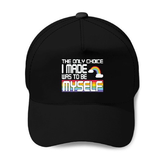 LBGT Flag Gay Pride Human Baseball Caps