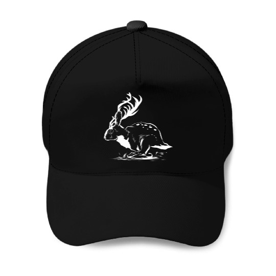 Jackalope Head Gift Baseball Caps
