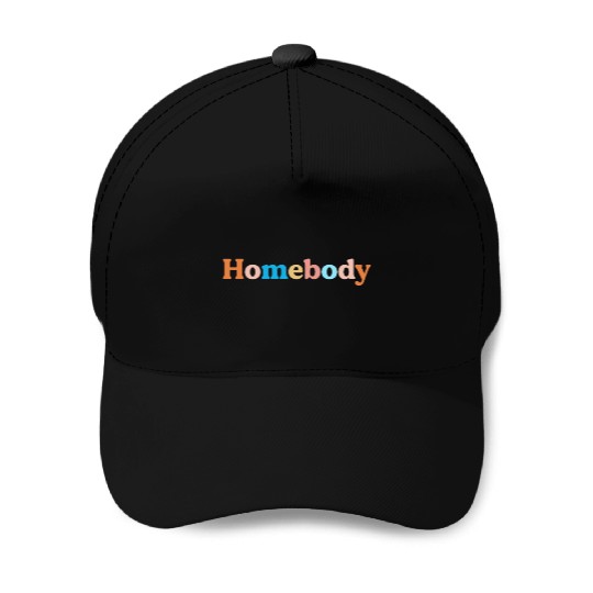 Retro Homebody Rather Be Inside Vintage Introvert Baseball Caps