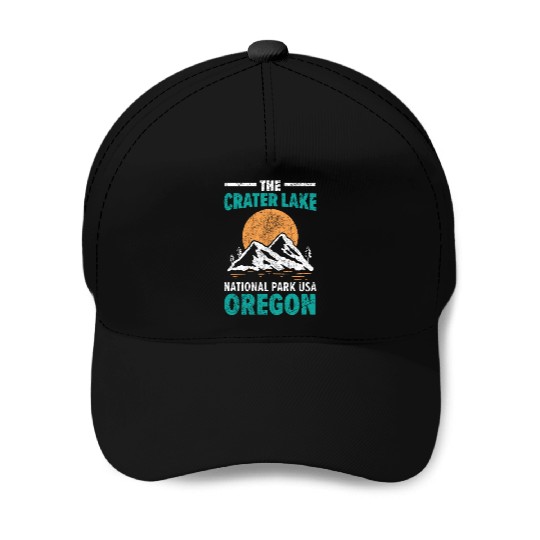 The Crater Lake National Park USA Oregon America Baseball Caps