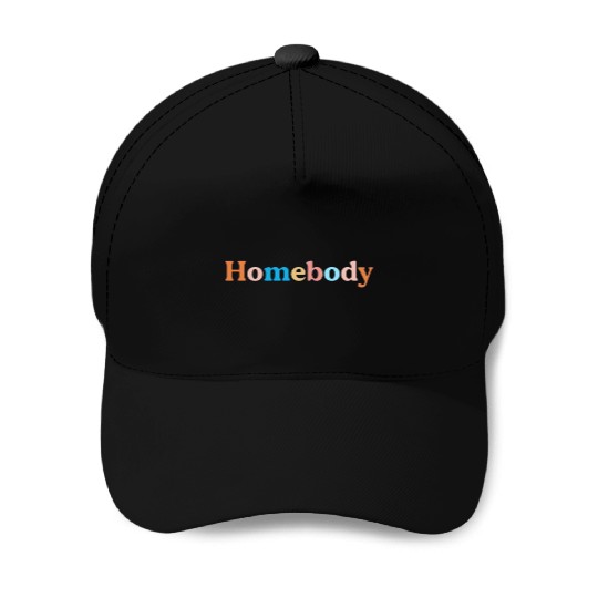 Retro Homebody Rather Be Inside Vintage Introvert Baseball Caps