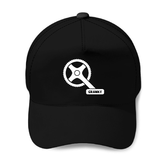 Cranky - Funny Cyclist Gift Baseball Caps