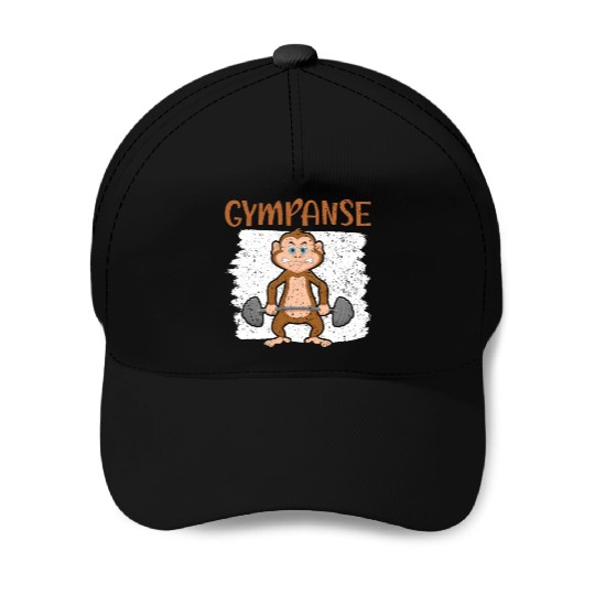 Gympanse Chimpanzee Monkey Animal Zookeeper Baseball Caps