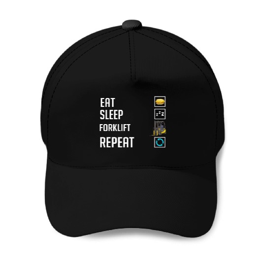 Forklift Operator Driver Lift Truck Training Baseball Caps
