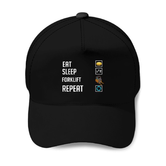 Forklift Operator Driver Lift Truck Training Baseball Caps