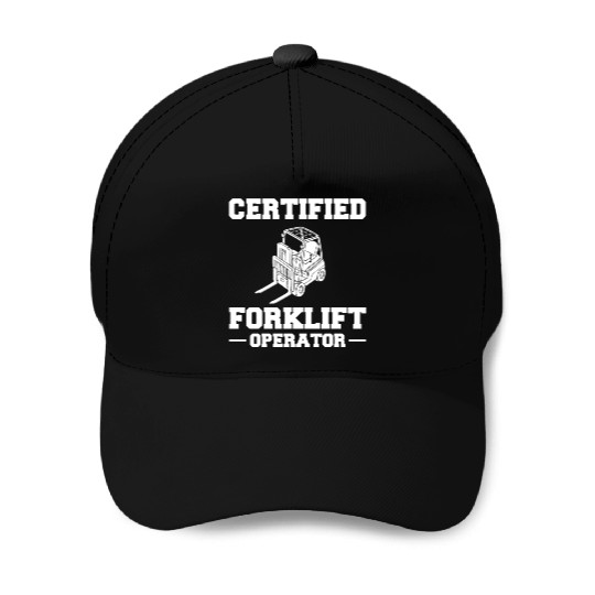 Forklift Operator Driver Lift Truck Training Baseball Caps