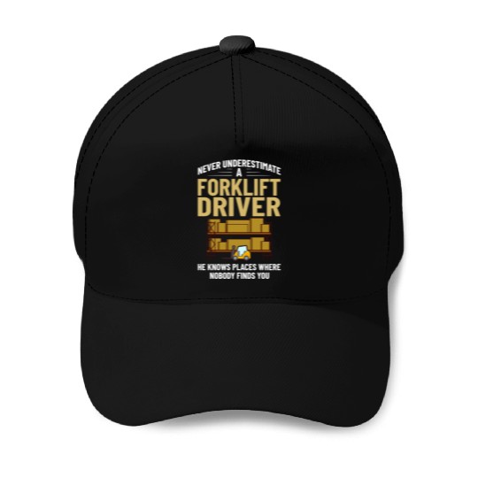 Forklift Operator Driver Lift Truck Training Baseball Caps