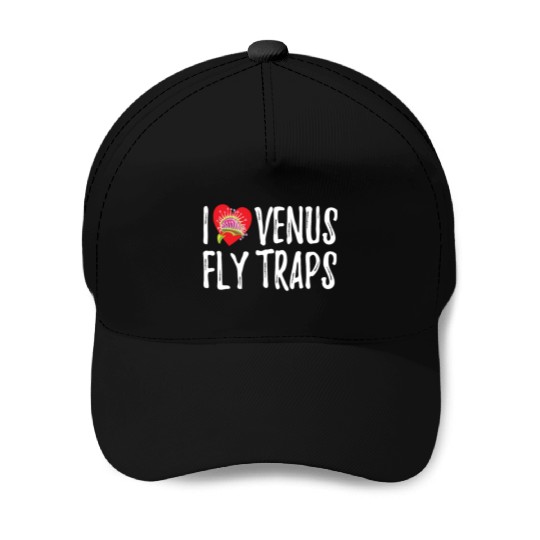 I Love Venus Flytrap Carnivorous Bite Me Baseball Caps