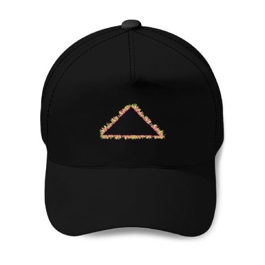 triangle nature icon grass Baseball Caps