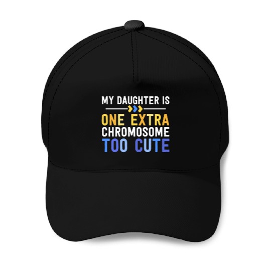 Family Down Syndrome Awareness for Dad Mom Extra Baseball Caps