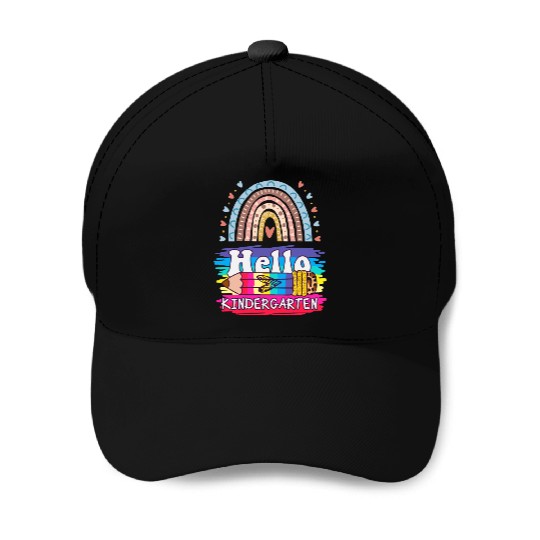 Hello Kindergarten Baseball Caps Motivational Teacher Baseball Caps