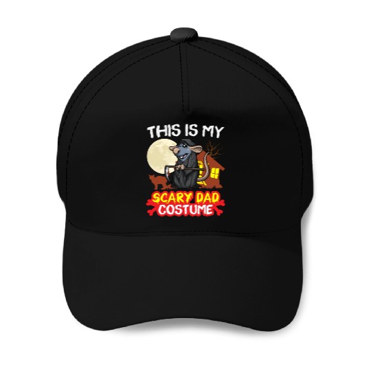 This Is My Scary Dad Costume Funny Halloween Baseball Caps