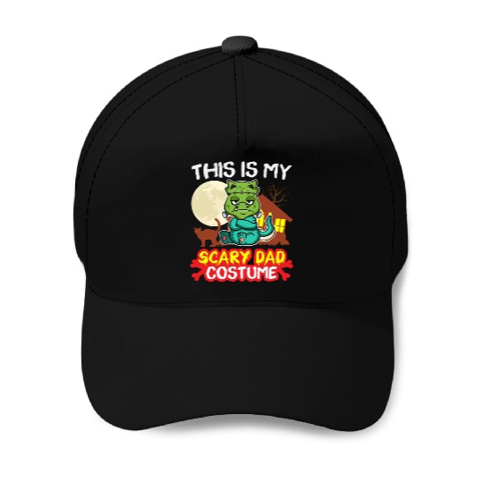 This Is My Scary Dad Costume Funny Halloween Baseball Caps