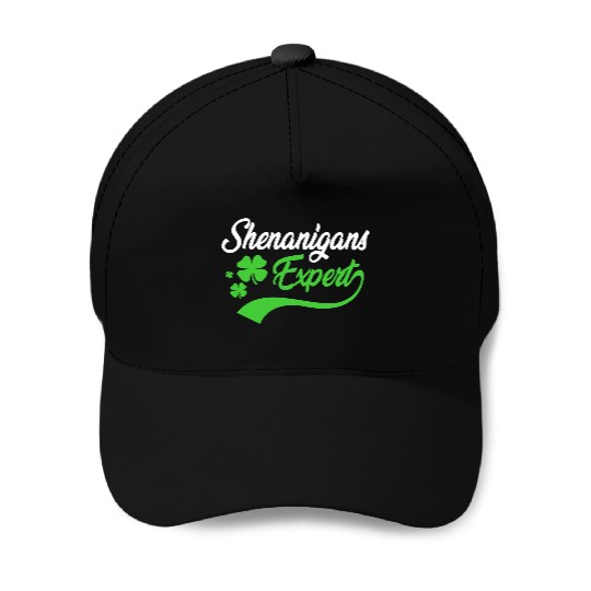 Shenanigans Expert Funny St Patrick Day Baseball Caps
