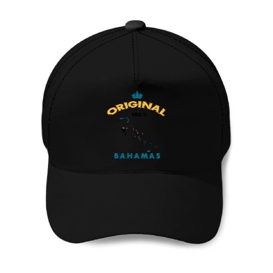 Bahamas original 100% flags design Baseball Caps