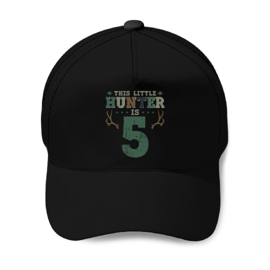 Buck Deer Hunting Hunter Kid 5th Baseball Caps