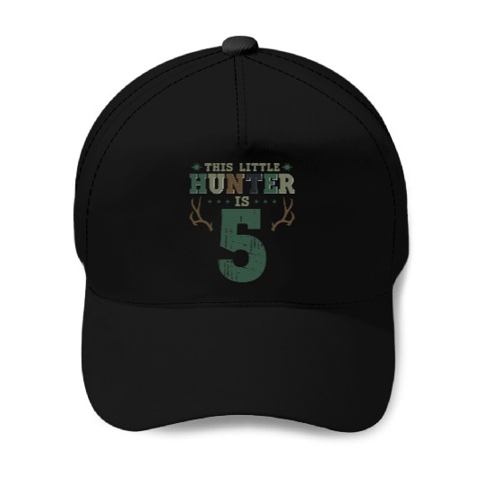 Buck Deer Hunting Hunter Kid 5th Baseball Caps