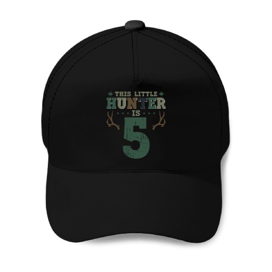 Buck Deer Hunting Hunter Kid 5th Baseball Caps